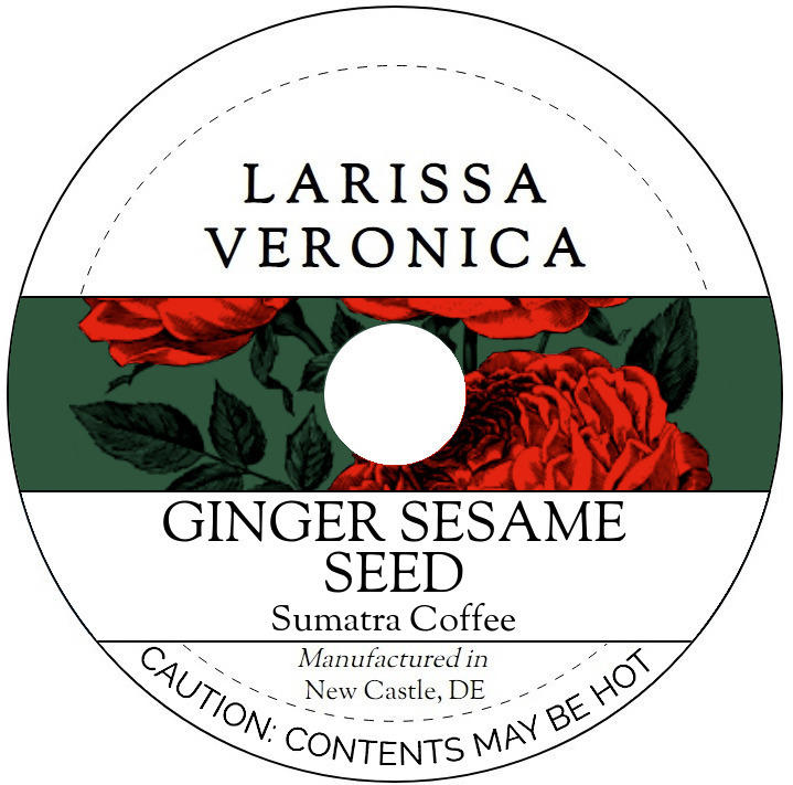 Ginger Sesame Seed Sumatra Coffee <BR>(Single Serve K-Cup Pods)