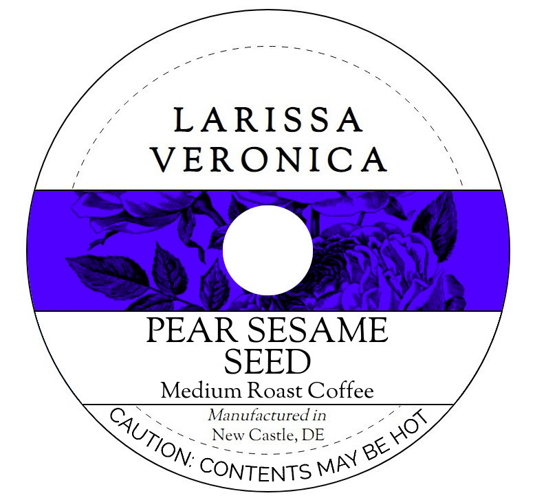 Pear Sesame Seed Medium Roast Coffee <BR>(Single Serve K-Cup Pods)