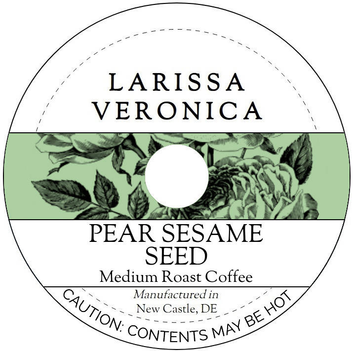 Pear Sesame Seed Medium Roast Coffee <BR>(Single Serve K-Cup Pods)