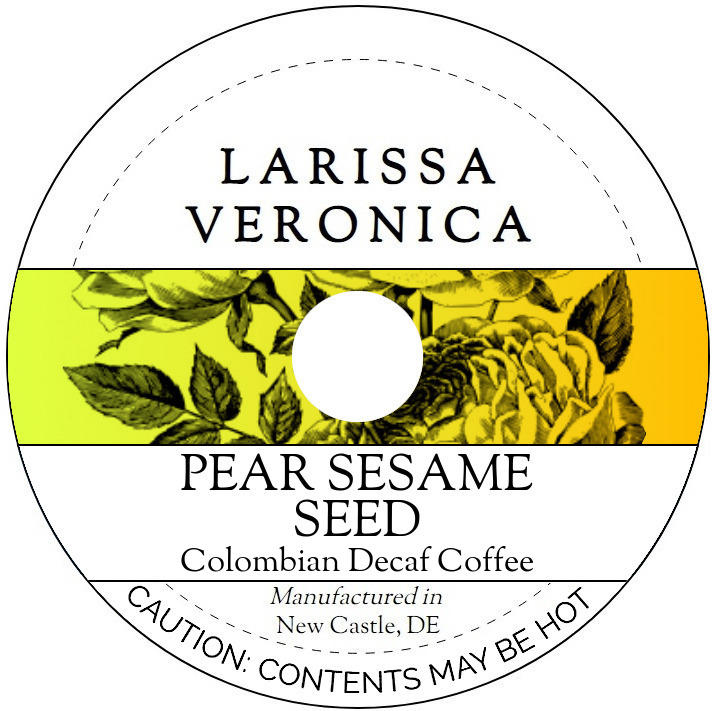 Pear Sesame Seed Colombian Decaf Coffee <BR>(Single Serve K-Cup Pods)