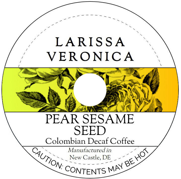 Pear Sesame Seed Colombian Decaf Coffee <BR>(Single Serve K-Cup Pods)