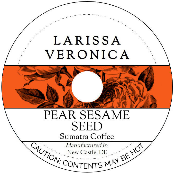 Pear Sesame Seed Sumatra Coffee <BR>(Single Serve K-Cup Pods)