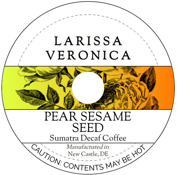 Pear Sesame Seed Sumatra Decaf Coffee <BR>(Single Serve K-Cup Pods)