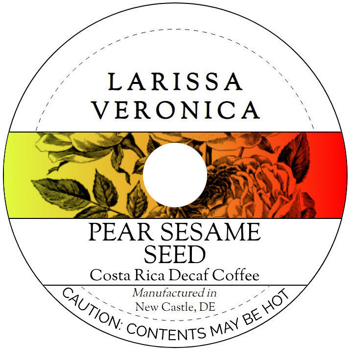Pear Sesame Seed Costa Rica Decaf Coffee <BR>(Single Serve K-Cup Pods)