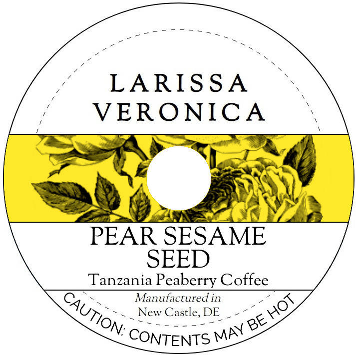Pear Sesame Seed Tanzania Peaberry Coffee <BR>(Single Serve K-Cup Pods)