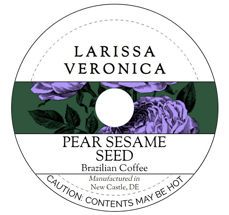 Pear Sesame Seed Brazilian Coffee <BR>(Single Serve K-Cup Pods)