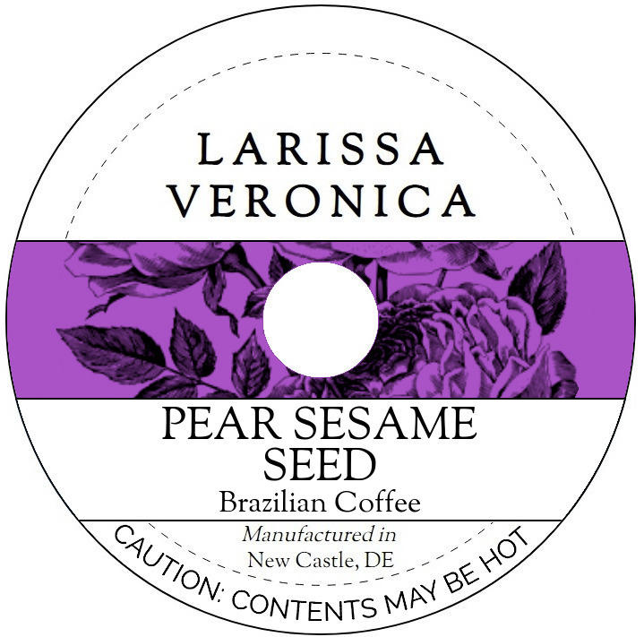 Pear Sesame Seed Brazilian Coffee <BR>(Single Serve K-Cup Pods)