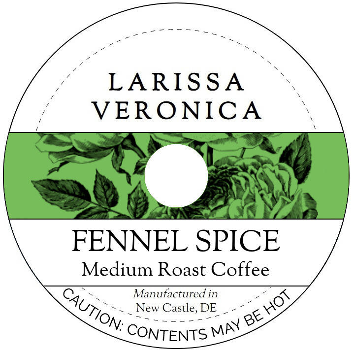 Fennel Spice Medium Roast Coffee <BR>(Single Serve K-Cup Pods)