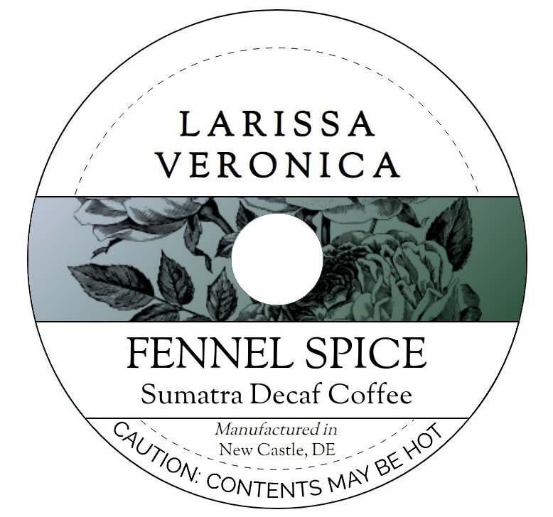 Fennel Spice Sumatra Decaf Coffee <BR>(Single Serve K-Cup Pods)
