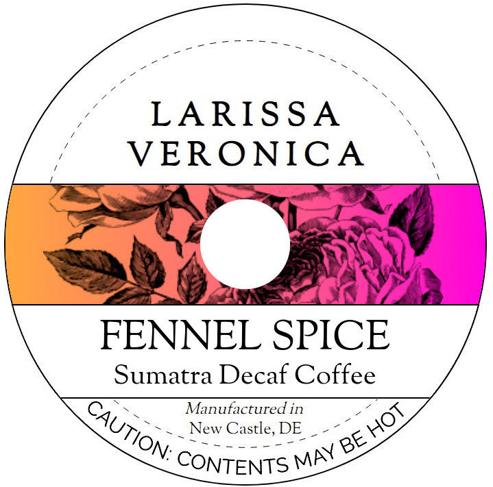 Fennel Spice Sumatra Decaf Coffee <BR>(Single Serve K-Cup Pods)
