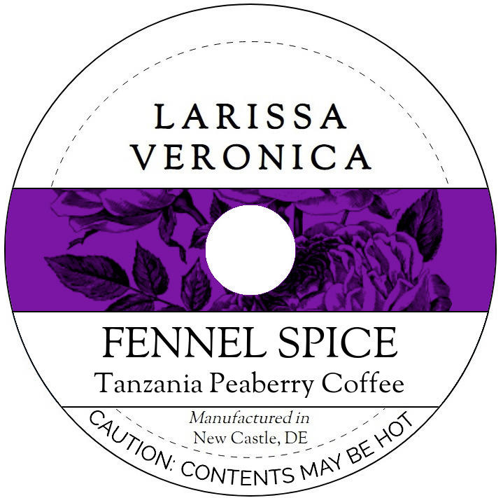 Fennel Spice Tanzania Peaberry Coffee <BR>(Single Serve K-Cup Pods)