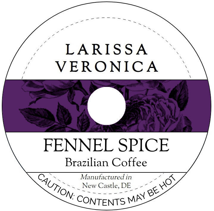 Fennel Spice Brazilian Coffee <BR>(Single Serve K-Cup Pods)