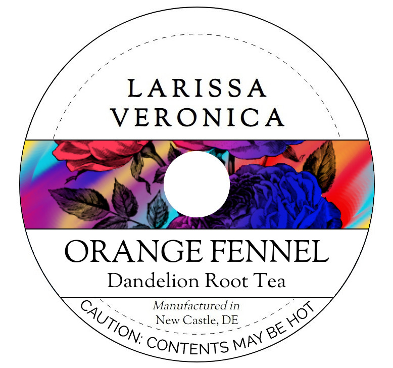 Orange Fennel Dandelion Root Tea <BR>(Single Serve K-Cup Pods)