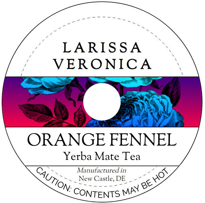 Orange Fennel Yerba Mate Tea <BR>(Single Serve K-Cup Pods)