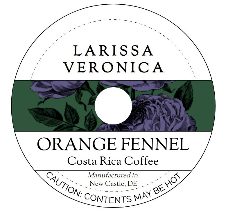 Orange Fennel Costa Rica Coffee <BR>(Single Serve K-Cup Pods)