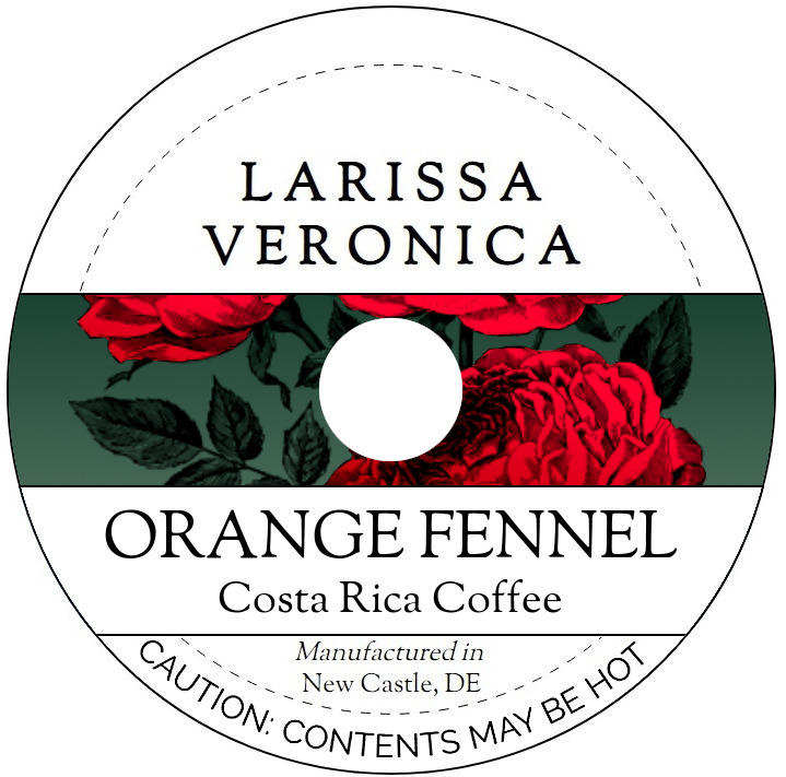 Orange Fennel Costa Rica Coffee <BR>(Single Serve K-Cup Pods)