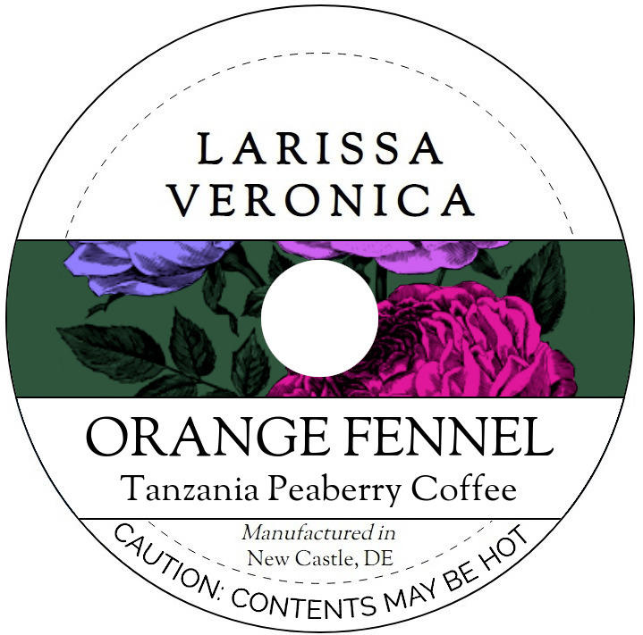 Orange Fennel Tanzania Peaberry Coffee <BR>(Single Serve K-Cup Pods)