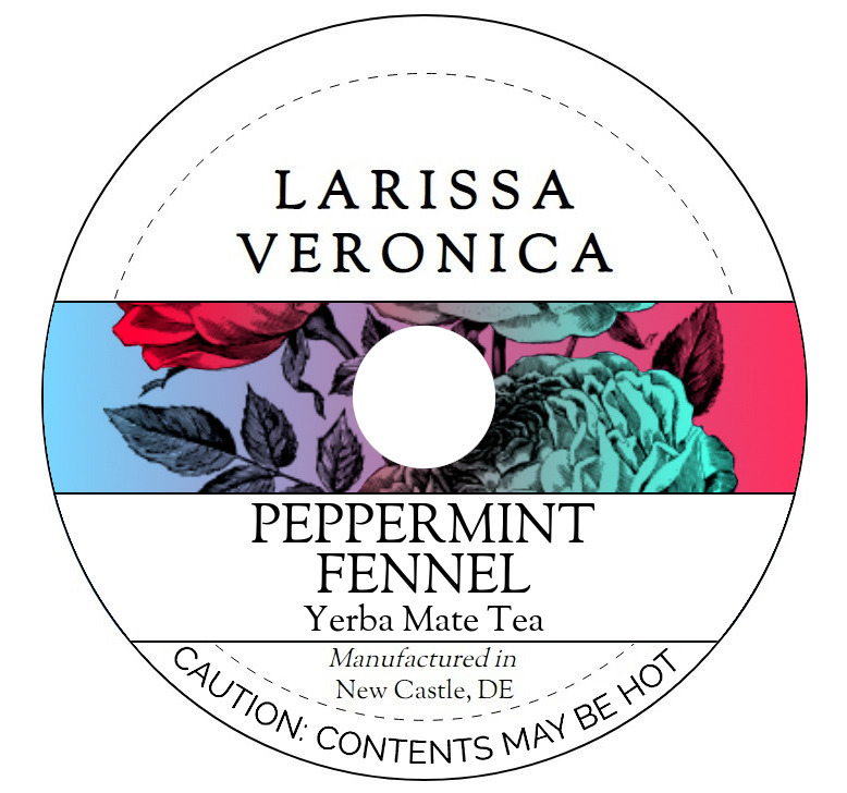 Peppermint Fennel Yerba Mate Tea <BR>(Single Serve K-Cup Pods)