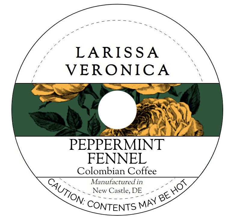 Peppermint Fennel Colombian Coffee <BR>(Single Serve K-Cup Pods)