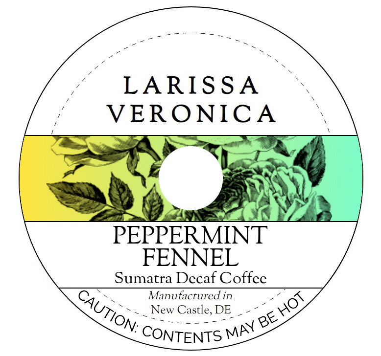 Peppermint Fennel Sumatra Decaf Coffee <BR>(Single Serve K-Cup Pods)