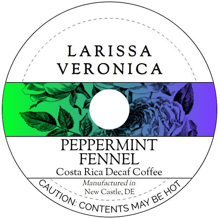 Peppermint Fennel Costa Rica Decaf Coffee <BR>(Single Serve K-Cup Pods)