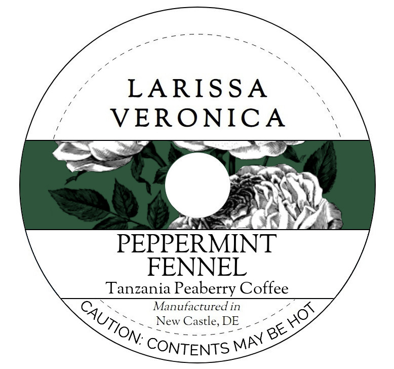 Peppermint Fennel Tanzania Peaberry Coffee <BR>(Single Serve K-Cup Pods)