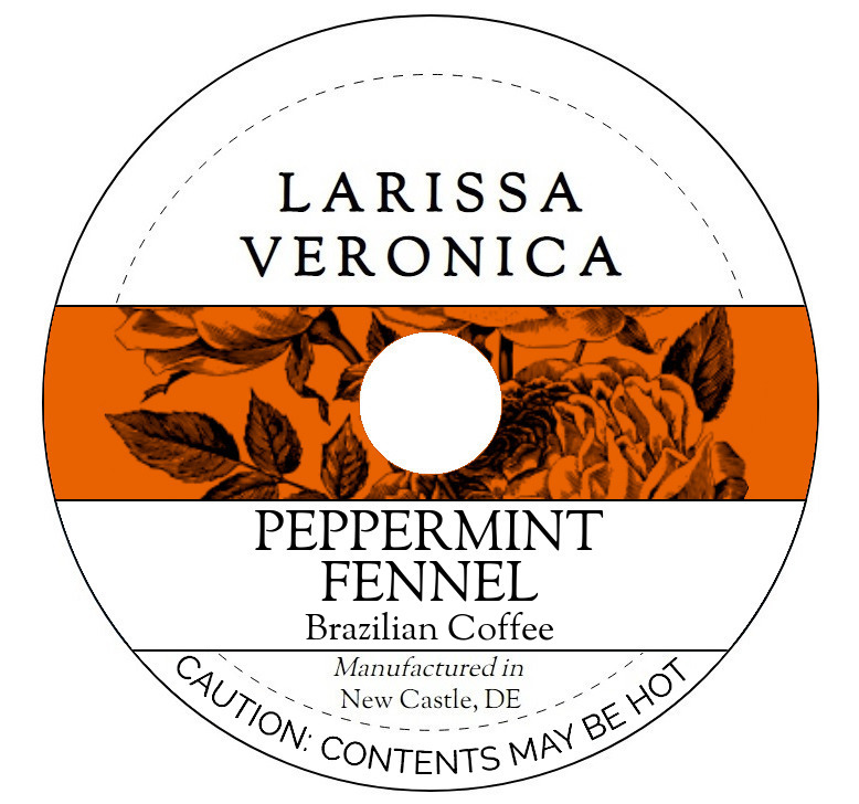 Peppermint Fennel Brazilian Coffee <BR>(Single Serve K-Cup Pods)