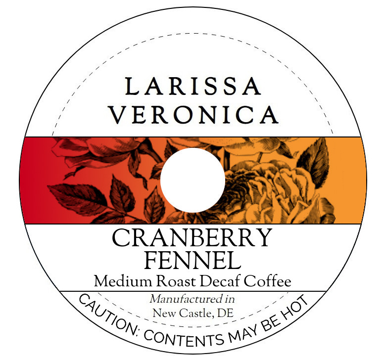 Cranberry Fennel Medium Roast Decaf Coffee <BR>(Single Serve K-Cup Pods)