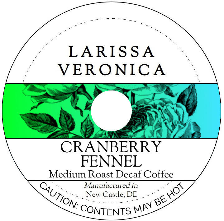 Cranberry Fennel Medium Roast Decaf Coffee <BR>(Single Serve K-Cup Pods)