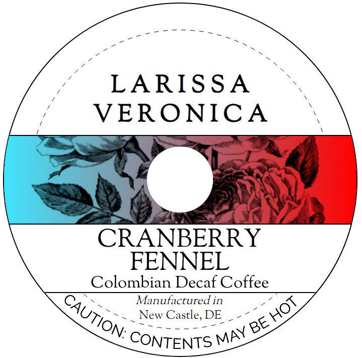 Cranberry Fennel Colombian Decaf Coffee <BR>(Single Serve K-Cup Pods)