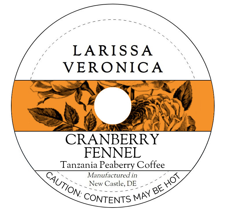 Cranberry Fennel Tanzania Peaberry Coffee <BR>(Single Serve K-Cup Pods)