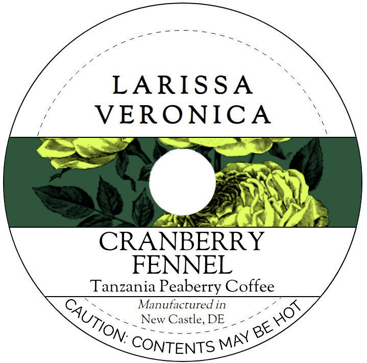 Cranberry Fennel Tanzania Peaberry Coffee <BR>(Single Serve K-Cup Pods)