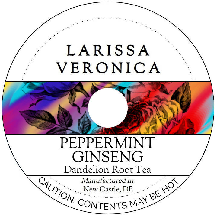 Peppermint Ginseng Dandelion Root Tea <BR>(Single Serve K-Cup Pods)