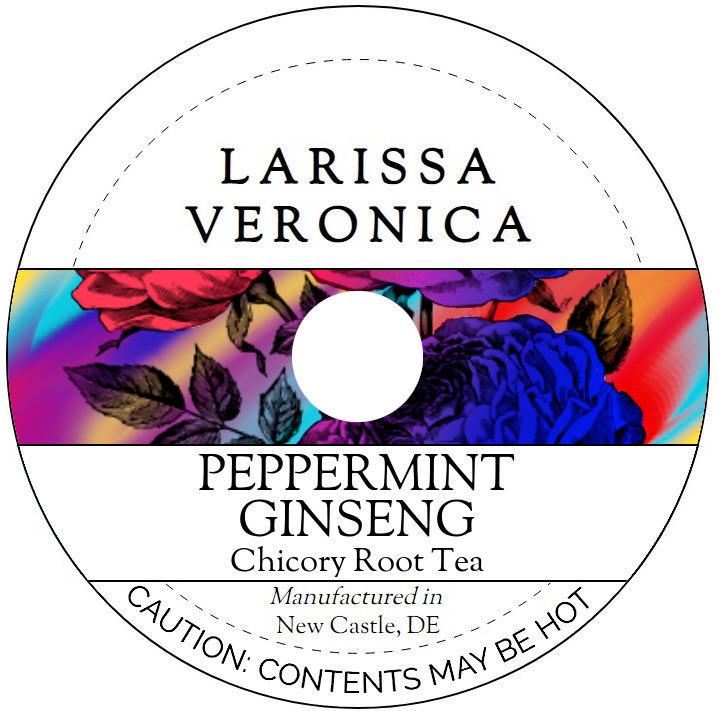 Peppermint Ginseng Chicory Root Tea <BR>(Single Serve K-Cup Pods)
