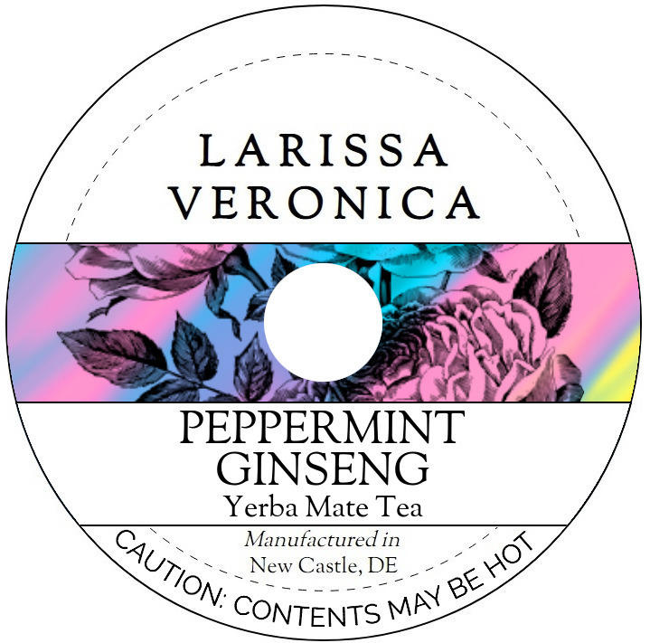 Peppermint Ginseng Yerba Mate Tea <BR>(Single Serve K-Cup Pods)