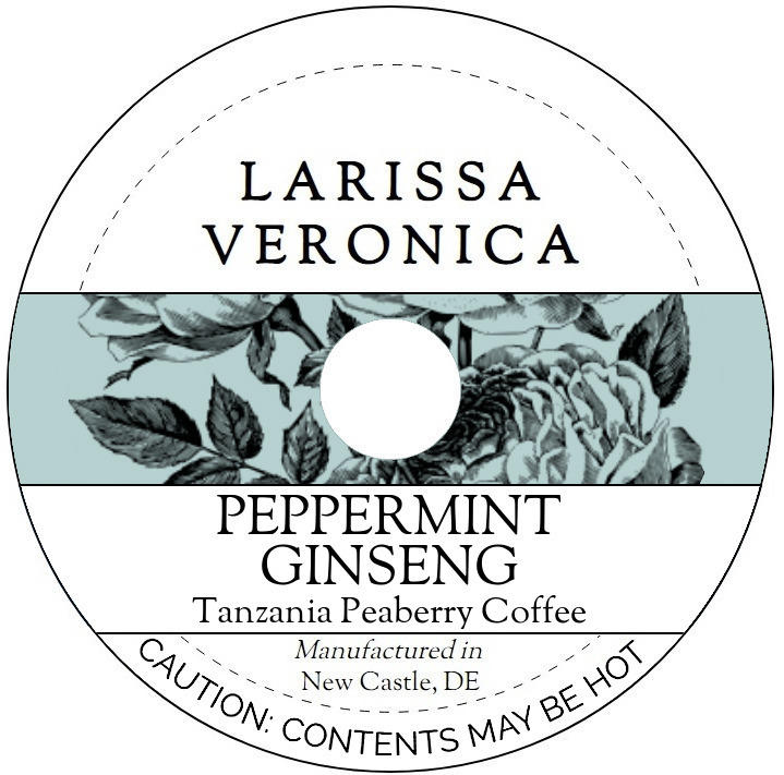 Peppermint Ginseng Tanzania Peaberry Coffee <BR>(Single Serve K-Cup Pods)