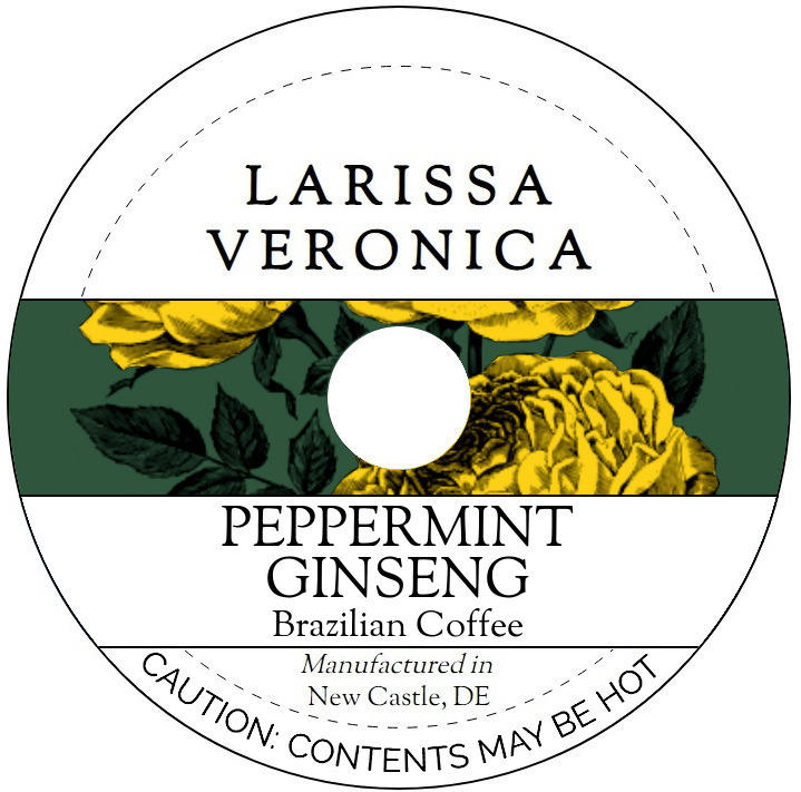 Peppermint Ginseng Brazilian Coffee <BR>(Single Serve K-Cup Pods)