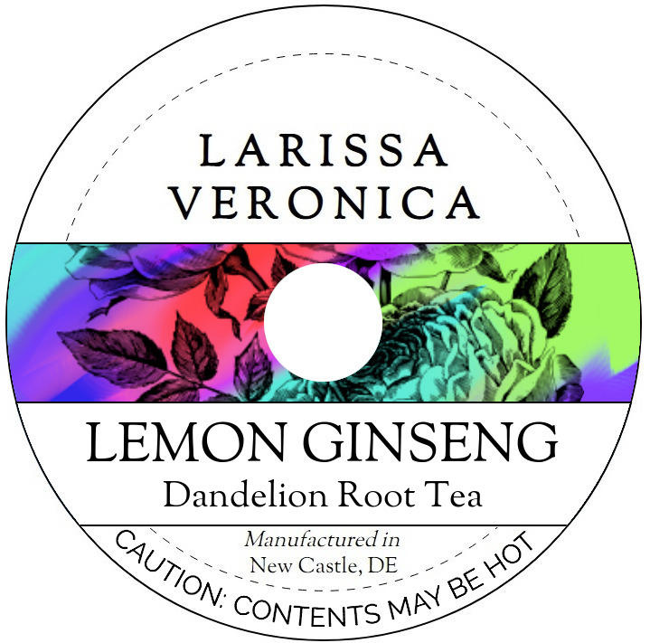 Lemon Ginseng Dandelion Root Tea <BR>(Single Serve K-Cup Pods)