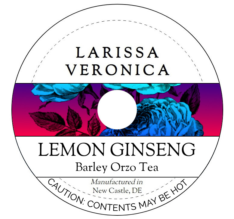 Lemon Ginseng Barley Orzo Tea <BR>(Single Serve K-Cup Pods)