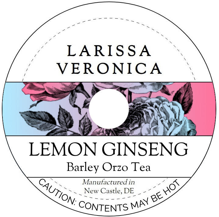 Lemon Ginseng Barley Orzo Tea <BR>(Single Serve K-Cup Pods)