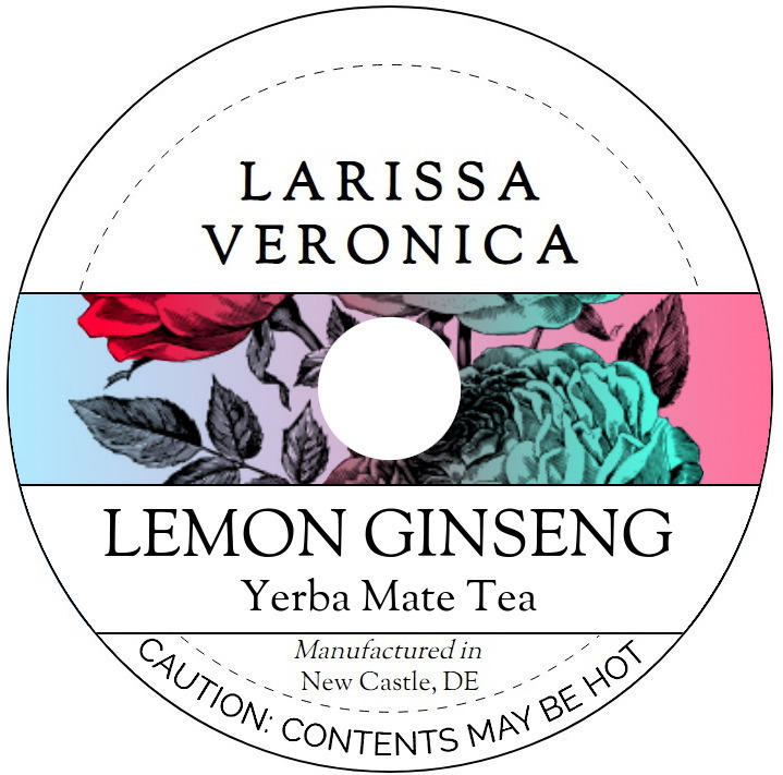 Lemon Ginseng Yerba Mate Tea <BR>(Single Serve K-Cup Pods)
