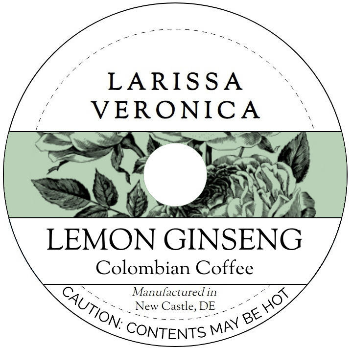 Lemon Ginseng Colombian Coffee <BR>(Single Serve K-Cup Pods)