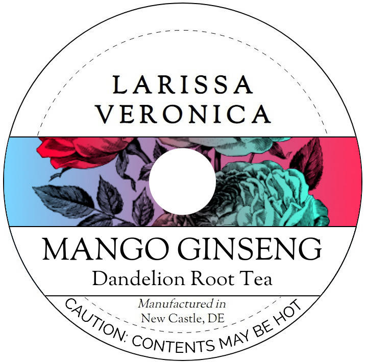 Mango Ginseng Dandelion Root Tea <BR>(Single Serve K-Cup Pods)