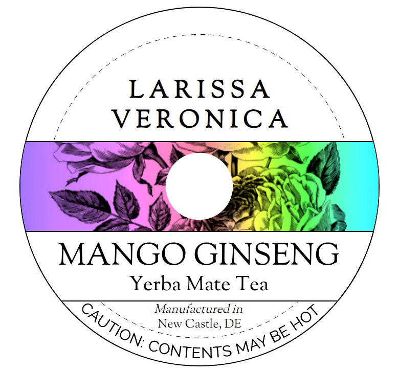 Mango Ginseng Yerba Mate Tea <BR>(Single Serve K-Cup Pods)