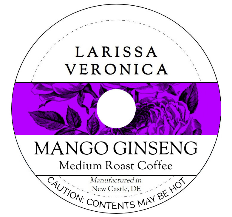 Mango Ginseng Medium Roast Coffee <BR>(Single Serve K-Cup Pods)