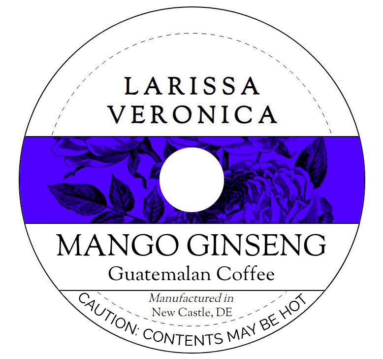 Mango Ginseng Guatemalan Coffee <BR>(Single Serve K-Cup Pods)