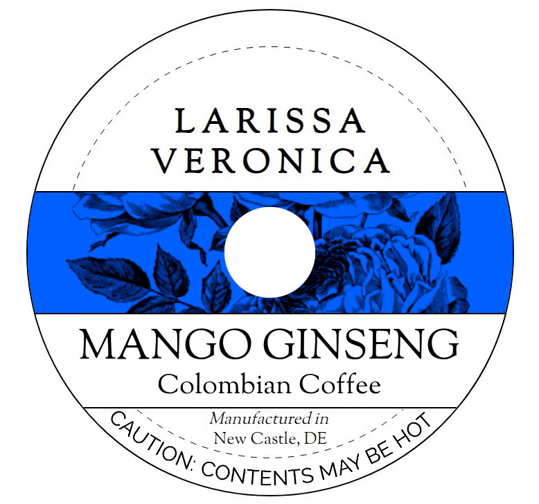 Mango Ginseng Colombian Coffee <BR>(Single Serve K-Cup Pods)