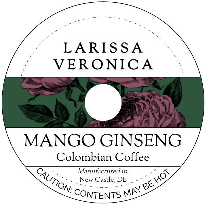 Mango Ginseng Colombian Coffee <BR>(Single Serve K-Cup Pods)