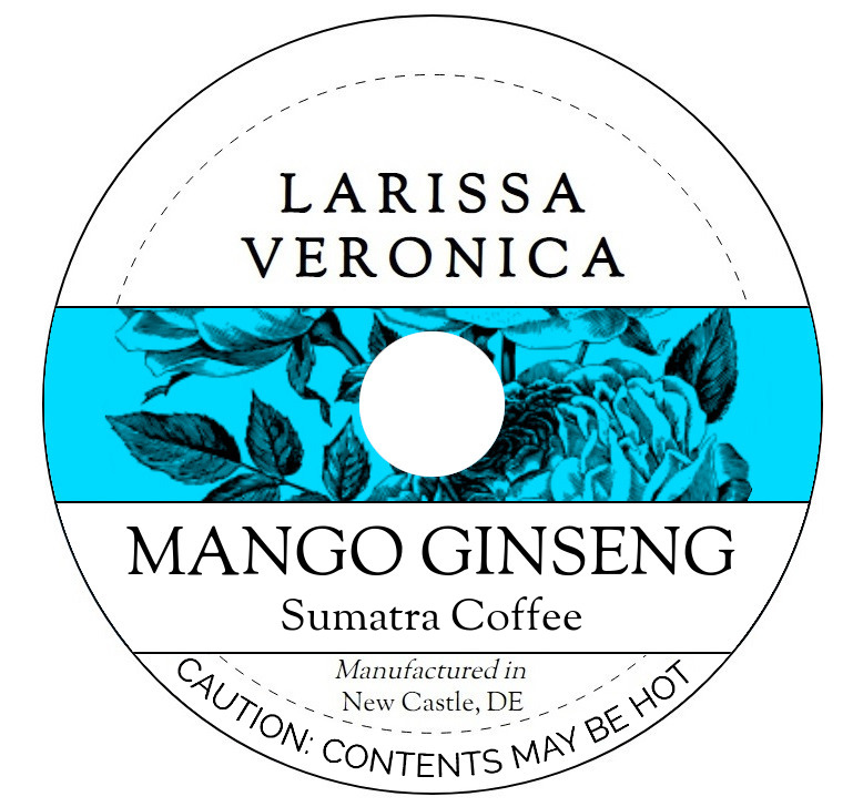 Mango Ginseng Sumatra Coffee <BR>(Single Serve K-Cup Pods)