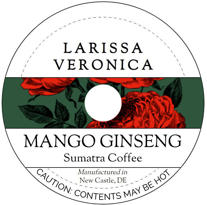 Mango Ginseng Sumatra Coffee <BR>(Single Serve K-Cup Pods)
